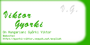 viktor gyorki business card